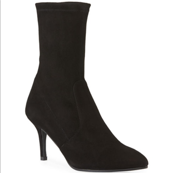 Stuart Weitzman suede cling bootie - new Sz 6 - Picture 3 of 8